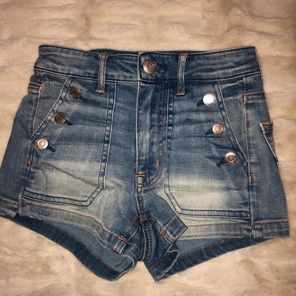 High waisted shorts